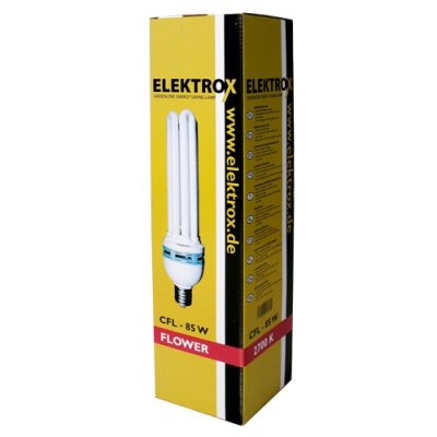 Elektrox Energiesparlampe für Blütenphase 85W...
