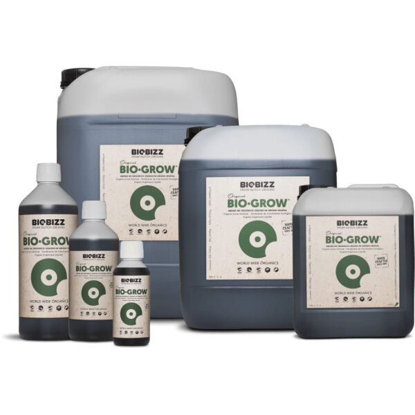 BioBizz Bio-Grow Wachstumsdünger Erde & Coco, Indoor Grow