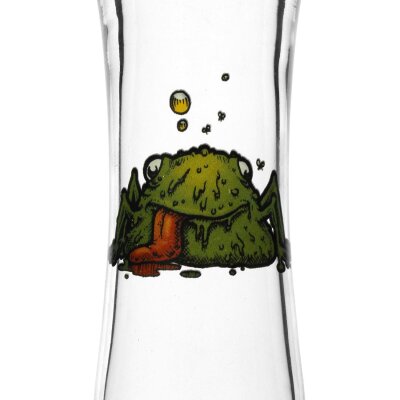 Bullfrog 14,5mm Bong Glas gerade Kräuter Genuss