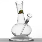 Bullfrog 14,5mm Bong Glas gerade Kräuter Genuss