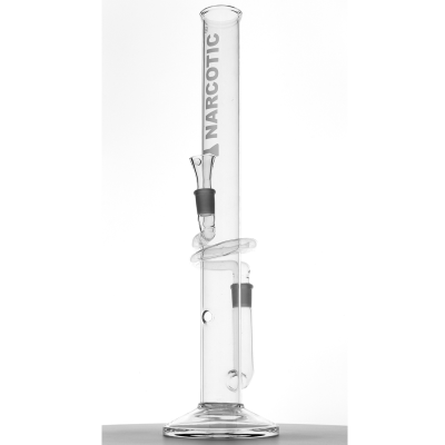Narcotic Bong 18,8mm Glasbong & Kickloch - New Ways