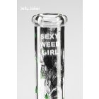 Jelly Joker Sexy Weed Girls 18,8er Bong gerade mit Eisfach und Kickloch