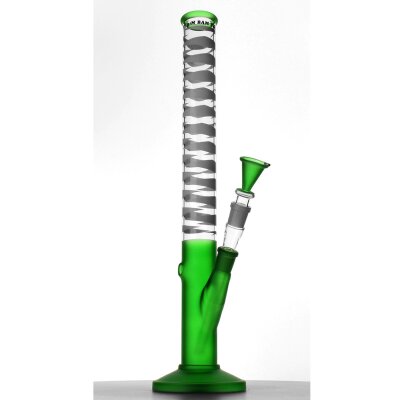 Green 18,8er Bong von Bam Bam Bhole grüne Glasbong robust & langlebig