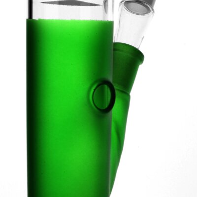 Green 18,8er Bong von Bam Bam Bhole grüne Glasbong robust & langlebig