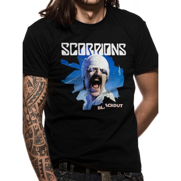 The Scorpions Shirt S Blackout schwarz