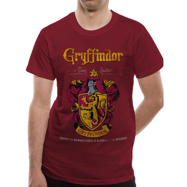 Harry Potter Shirt XL Gryffindor Quidditch rot