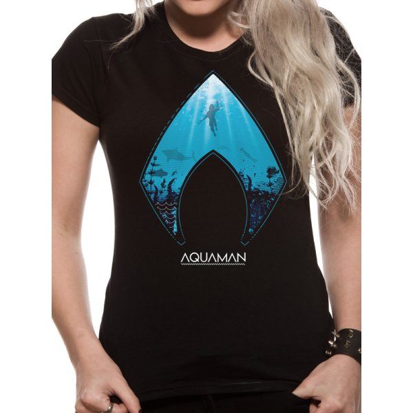 Aquaman Movie Frauenshirt  Logo and Symbol