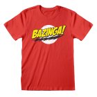 Big Bang Theory Shirt XS Bazinga rot