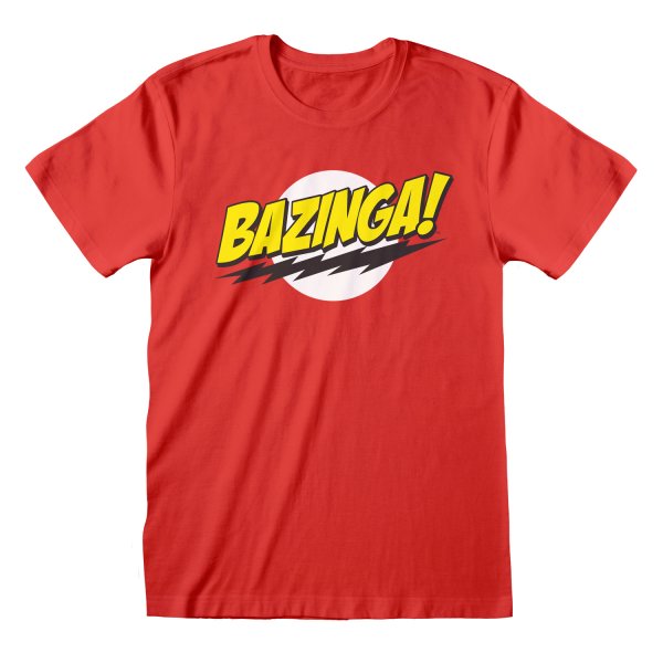 Big Bang Theory Shirt 4XL Bazinga rot