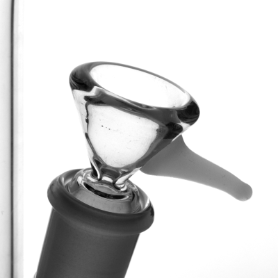 Whity Perc Bong 18,8mm Glas Highline weiß & Perkolator