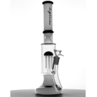 Whity Perc Bong 18,8mm Glas Highline weiß & Perkolator