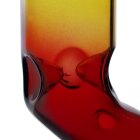 Black Leaf Rasta Bong 14,5mm gebogen, Eisfach & Kickloch, Kräuter