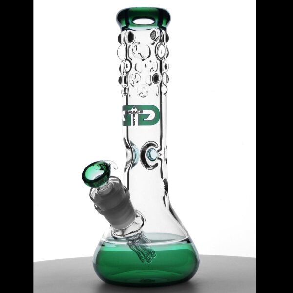 Grace Glass Pearl Green Frog 29,2mm Bong Kickloch & Eisfach