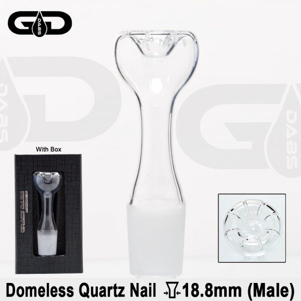 Grace Glass 18,8er Quartz Köpfchen Domeless für Öl/Konzentrate