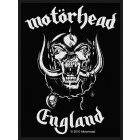 Motorhead Patch &quot;England&quot; schwarz wei&szlig;