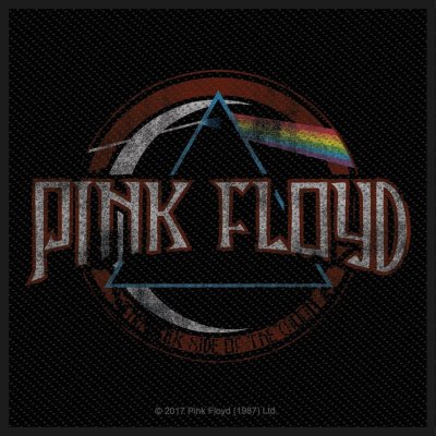 Pink Floyd Patch &quot;Distressed DSOTM&quot; schwarz bunt
