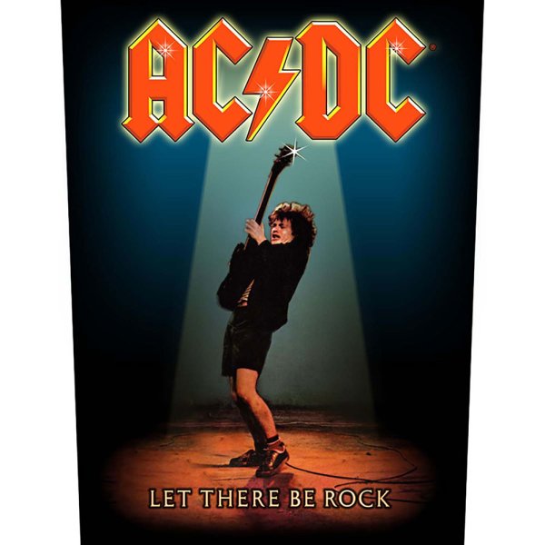 AC/DC Backpatch "let there be rock" bunt