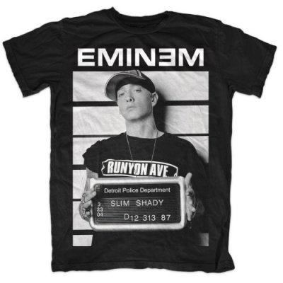 Eminem Shirt Slim Shady Arrest