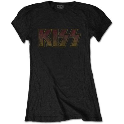 Kiss Frauenshirt Vintage Classic Logo