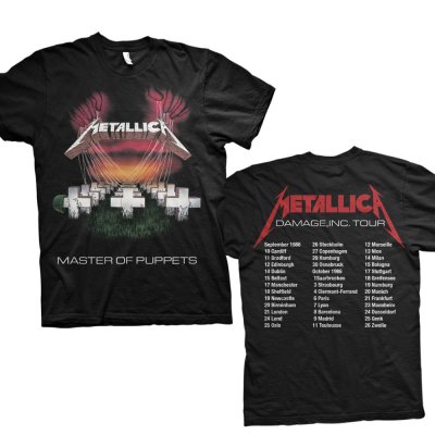Metallica Shirt Master of Puppets Tour 86 beidseitig...