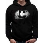 Batman Hoodie Distressed Logo