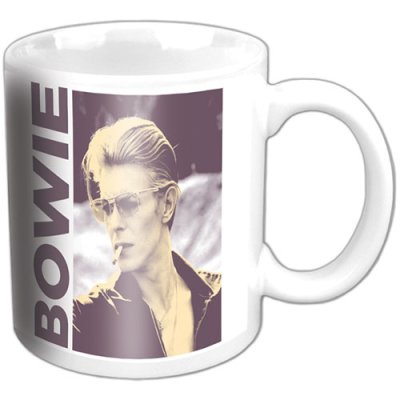 David Bowie Tasse &quot;Smoking&quot; wei&szlig;