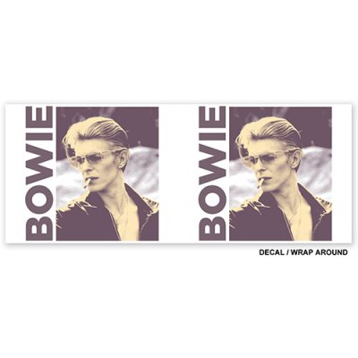 David Bowie Tasse "Smoking" weiß
