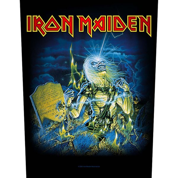 Iron Maiden Backpatch "live after death" schwarz bunt