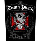 Five finger death punch Backpatch "legionary" schwarz rot