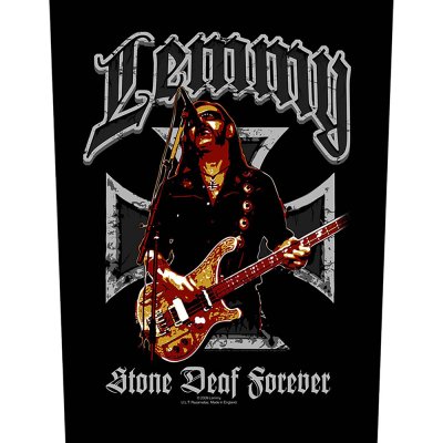 Lemmy Kilmister Backpatch &quot;Stone deaf&quot; schwarz...