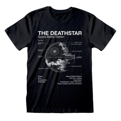 Star Wars - Death Star Sletch T Shirtt
