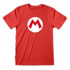 Nintendo Super Mario – Mario Badge T Shirt