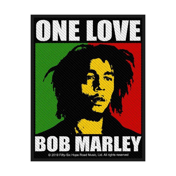 Bob Marley One Love Standard Patch offiziell lizensierte Ware