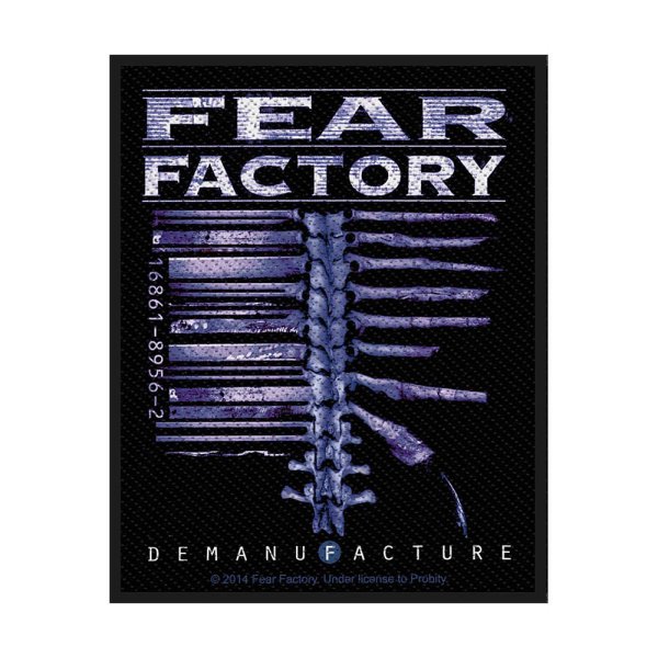 Fear Factory Demanufacture Standard Patch offiziell lizensierte Ware