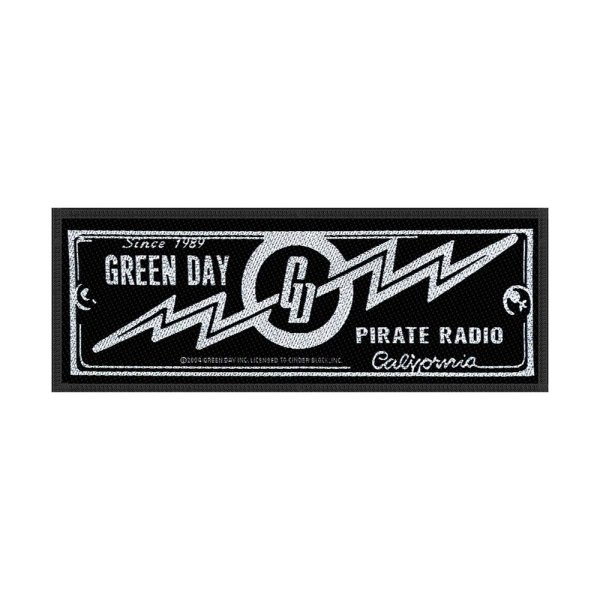 Green Day Pirate Radio Standard Patch offiziell lizensierte Ware