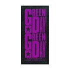 Green Day Purple Logo Standard Patch offiziell lizensierte Ware