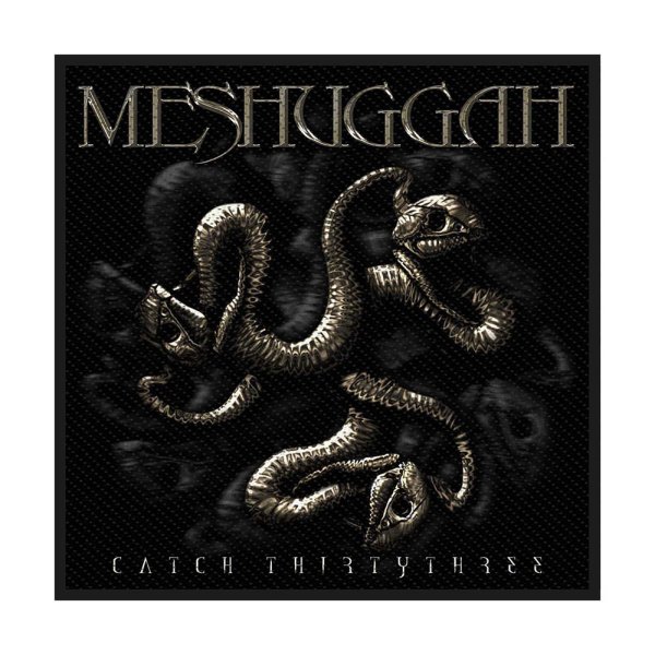 Meshuggah Catch 33 Standard Patch offiziell lizensierte Ware