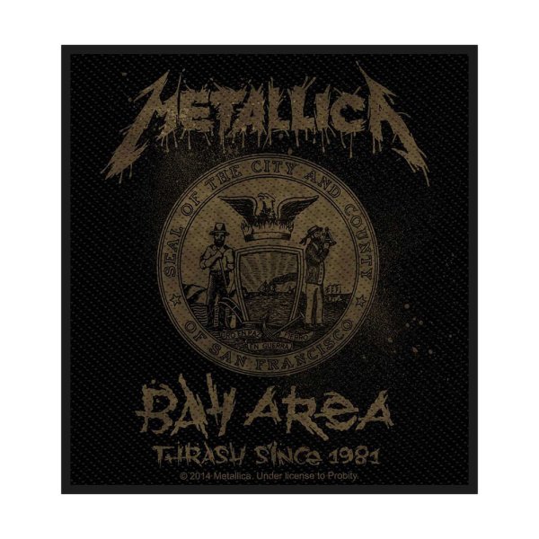 Metallica Bay Area Thrash Standard Patch offiziell lizensierte Ware