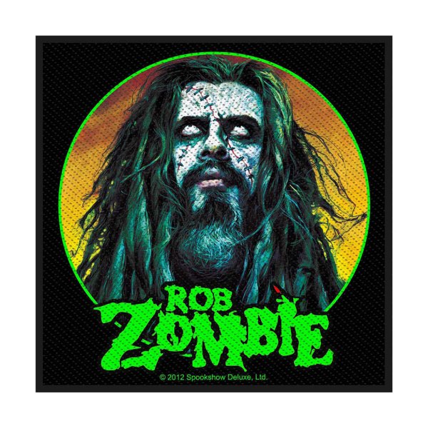 Rob Zombie Zombie Face Standard Patch offiziell lizensierte Ware