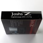 Joshs Z Feinwaage 200 g 0,01g 2 x AAA Baterien inklusiv +Eichgewichte