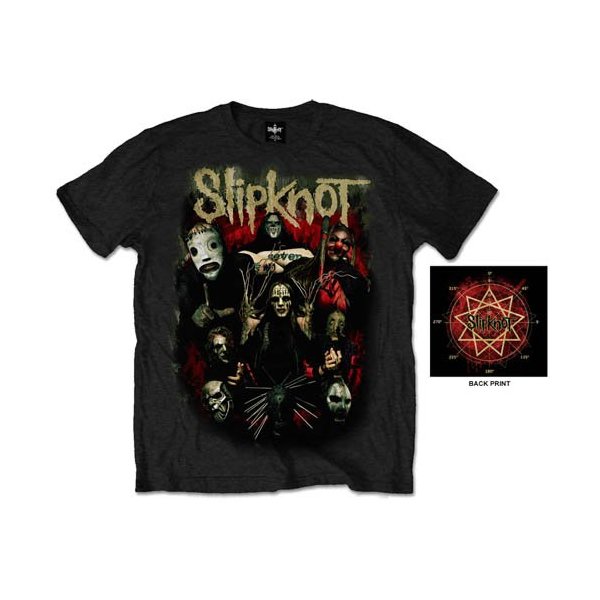 Slipknot T-Shirt Come Play Dying XL Schwarz