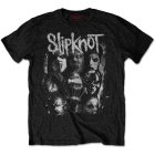 Slipknot T-Shirt Wanik White Splatter Schwarz