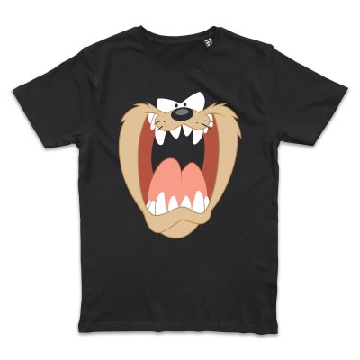 Looney Tunes Taz Gesicht T-Shirt