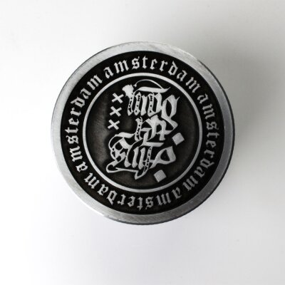Grinder Antic Black 4tlg 60mm Sieb & Schaber Metall