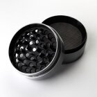 Grinder Antic Black 4tlg 60mm Sieb & Schaber Metall
