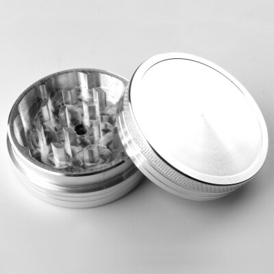 Grinder mit Sticker Alu 2tlg 50mm individuell