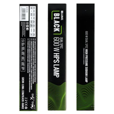 LUMii Black HPS 600W Dual Grow & Blüte
