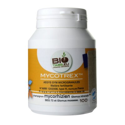 Mycotrex 100g BioTabs, Mykorrhiza-Erde für Grow Wurzelstärkung & Nährstoffaufnahme
