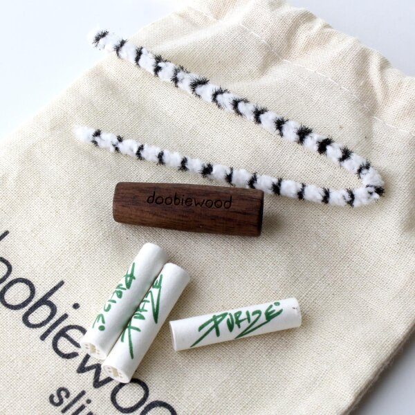 Doobiewood Adapter 6mm Zebraholz für Aktivkohlefilter & Kräuter-Rauchen