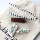 Doobiewood Adapter 6mm Zebraholz für Aktivkohlefilter & Kräuter-Rauchen